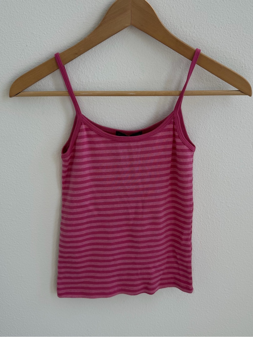 NWT Brandy Melville Pink Striped Spaghetti Strap Tank Top